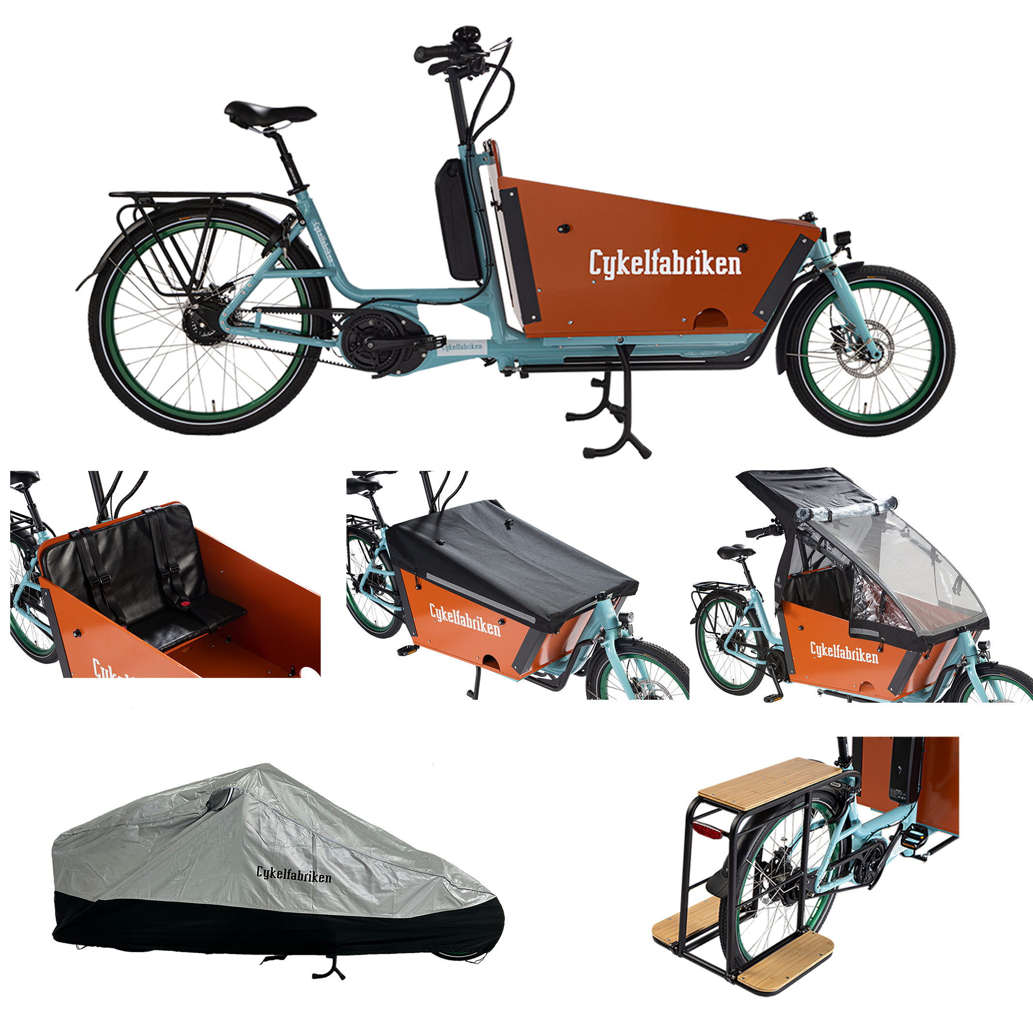 Bakfiets Lång BafangTrans