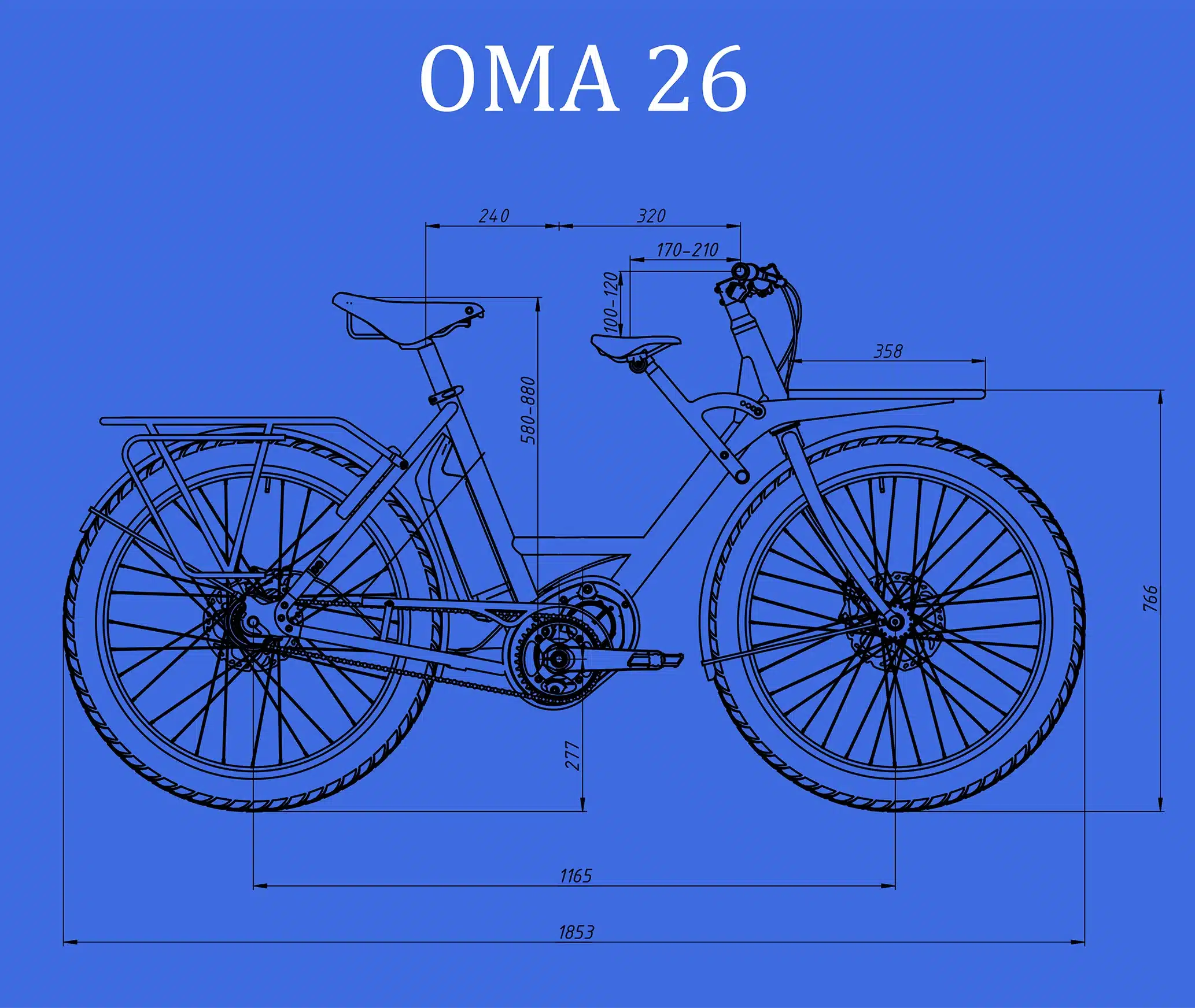 Oma 26 Dimensions Blue Print