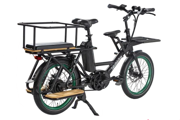 Oma Longtail Cykel med imponerande lastkapacitet för bekväm lastning